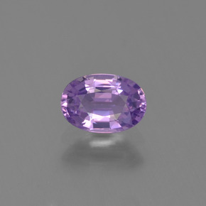 Zaffiro naturale viola da 0,66 ct, taglio ovale, VVS-VS