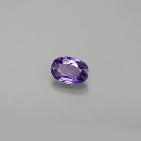 Zaffiro naturale viola da 0,54 ct, taglio ovale, VS