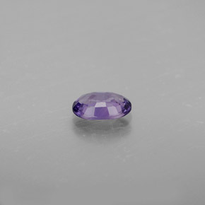 Zaffiro naturale viola da 0,54 ct, taglio ovale, VS
