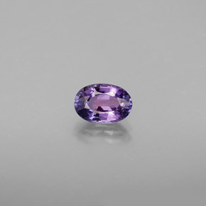 Zaffiro naturale viola da 0,64 ct, taglio ovale, VVS-VS