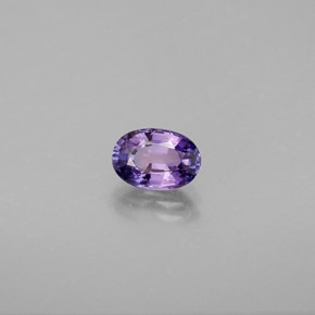 Zaffiro naturale viola da 0,64 ct, taglio ovale, VVS-VS