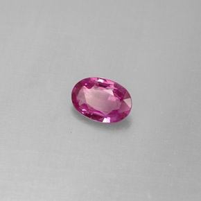Zaffiro naturale porpora da 0,53 ct, taglio ovale, VVS-VS