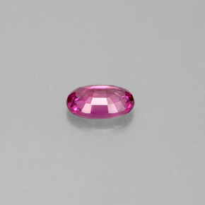 Zaffiro naturale porpora da 0,53 ct, taglio ovale, VVS-VS