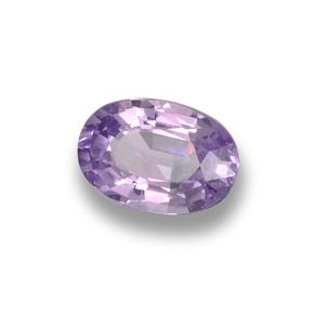 Zaffiro naturale viola da 0,64 ct, taglio ovale, VVS-VS