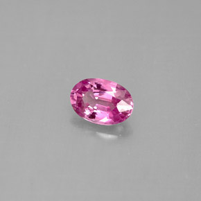 Zaffiro naturale rosa da 0,59 ct, taglio ovale, VS