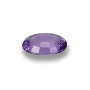 Zaffiro naturale viola da 0,53 ct, taglio ovale, VS