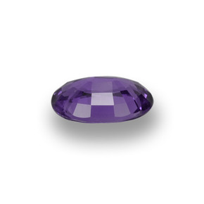 Zaffiro naturale viola da 0,52 ct, taglio ovale, VS