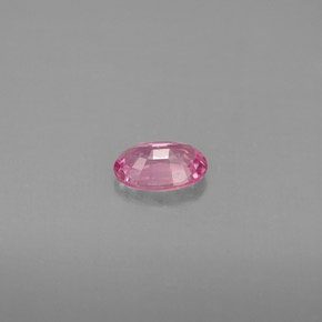 Zaffiro naturale rosa da 0,53 ct, taglio ovale, VS