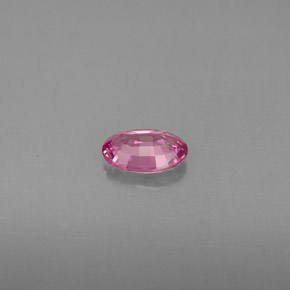 Zaffiro naturale rosa da 0,52 ct, taglio ovale, VS