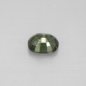 Zaffiro naturale verde da 0,94 ct, taglio ovale, VS