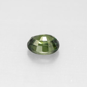 Zaffiro naturale verde da 0,92 ct, taglio ovale, VS-SI