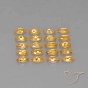 Zaffiro naturale giallo da 3,90 ct, marchesa, VVS-VS