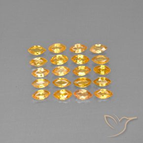 Zaffiro naturale giallo da 3,67 ct, marchesa, VVS-VS