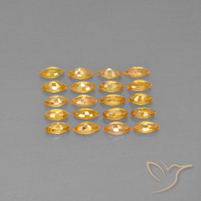 Zaffiro naturale giallo da 3,67 ct, marchesa, VVS-VS