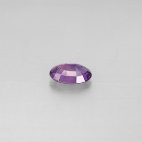 Zaffiro naturale viola da 0,52 ct, taglio ovale, VVS