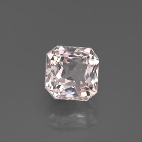 Zaffiro naturale rosa da 1,32 ct, taglio smeraldo, VVS-VS