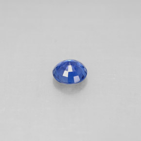 Zaffiro naturale blu da 0,54 ct, taglio rotondo, VS