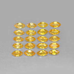 Zaffiro naturale arancione da 3,03 ct, marchesa, VVS-VS