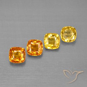 Zaffiro naturale multicolore da 1,70 ct, taglio a cuscino, VVS-VS
