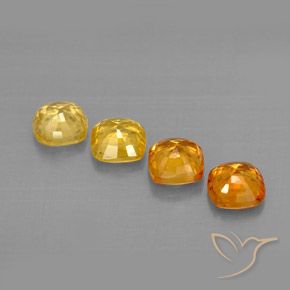 Zaffiro naturale multicolore da 1,70 ct, taglio a cuscino, VVS-VS