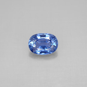Zaffiro naturale blu da 1,05 ct, taglio ovale, VS