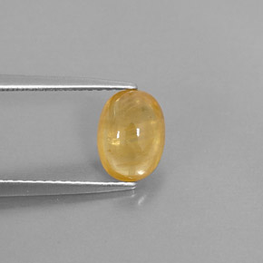 Zaffiro naturale oro da 1,74 ct, trasparente, trasparente/traslucido