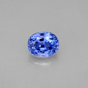 Zaffiro naturale blu da 2,05 ct, taglio ovale, VVS