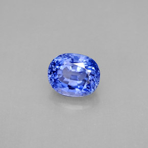 Zaffiro naturale blu da 2,05 ct, taglio ovale, VVS