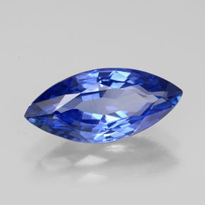 Zaffiro naturale blu da 2,73 ct, marchesa, VVS