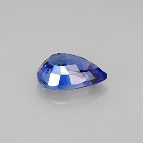 Zaffiro naturale blu da 1,99 ct, taglio a pera, VVS-VS