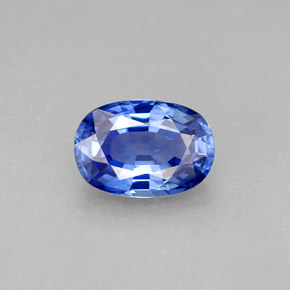 Zaffiro naturale blu da 2,15 ct, taglio ovale, VVS-VS