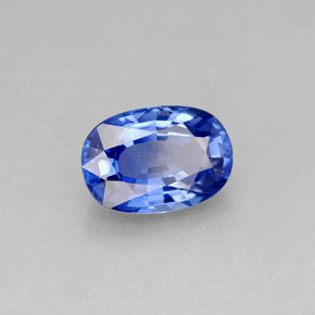 Zaffiro naturale blu da 2,15 ct, taglio ovale, VVS-VS