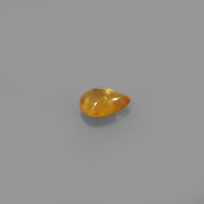 Zaffiro naturale giallo da 0,82 ct, trasparente, trasparente/traslucido