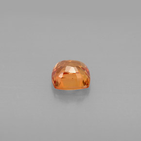 Zaffiro naturale arancione da 0,82 ct, taglio a cuscino, VVS-VS