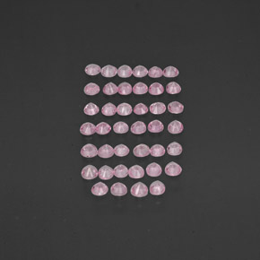 Zaffiro naturale rosa da  ct, taglio rotondo, VVS-VS