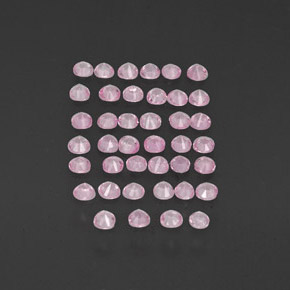 Zaffiro naturale rosa da  ct, taglio rotondo, VVS-VS
