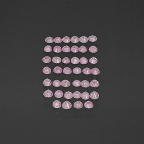 Zaffiro naturale rosa da  ct, taglio rotondo, VVS-VS