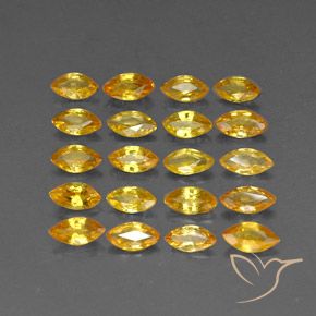 Zaffiro naturale giallo da 3,73 ct, marchesa, VVS-VS