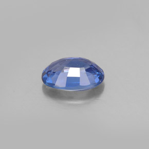 Zaffiro naturale blu da 1,04 ct, taglio ovale, VS