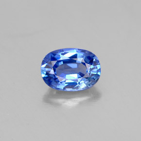 Zaffiro naturale blu da 1,17 ct, taglio ovale, VVS