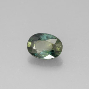 Zaffiro naturale multicolore da 1,14 ct, taglio ovale, VS-SI
