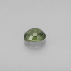 Zaffiro naturale verde da 0,94 ct, taglio ovale, VS