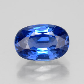 Zaffiro naturale blu da 2,02 ct, taglio ovale, VVS-VS
