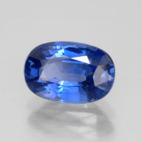 Zaffiro naturale blu da 2,02 ct, taglio ovale, VVS-VS