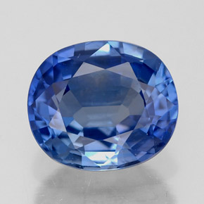 Zaffiro naturale blu da 2,33 ct, taglio ovale, VVS-VS