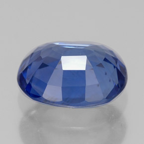 Zaffiro naturale blu da 2,33 ct, taglio ovale, VVS-VS