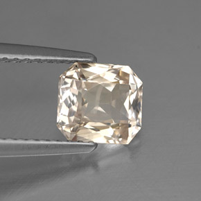 Zaffiro naturale giallo da 1,74 ct, taglio smeraldo, VS