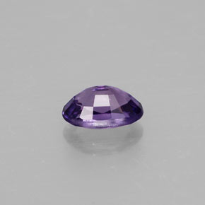 Zaffiro naturale viola da 0,70 ct, taglio ovale, VS