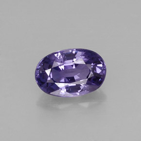 Zaffiro naturale viola da 0,61 ct, taglio ovale, VS-SI