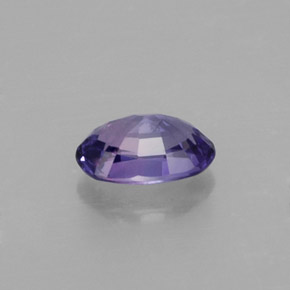Zaffiro naturale viola da 0,61 ct, taglio ovale, VS-SI